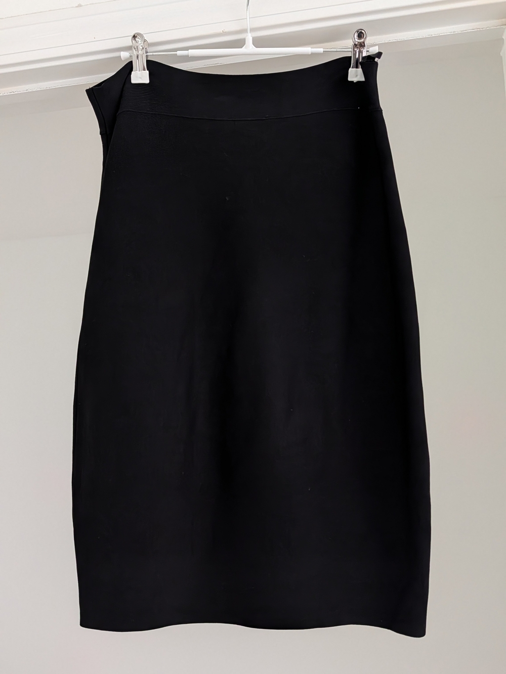 BCBGMaxAzria Black High-Waist Pencil Skirt